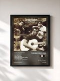 #noir Givin' It Back di The Isley Brothers in stampa incorniciata, cornice nera, stampata e incorniciata in Francia