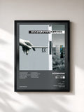 #noir Crazy World by Scorpions as a framed art print, black frame, printed and framed in France