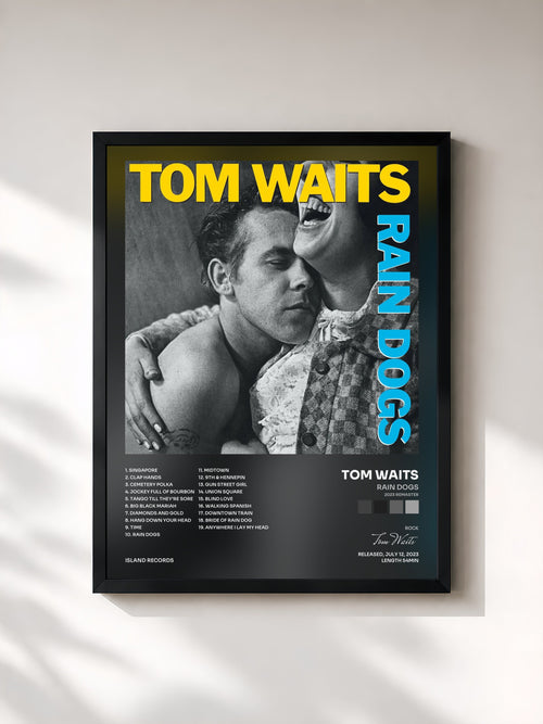 Tom Waits · Rain Dogs (2023 Remaster) — Framed art print