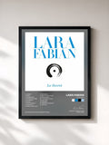 #noir Le Secret von Lara Fabian als gerahmter Kunstdruck, schwarzer Rahmen, gedruckt und gerahmt in Frankreich