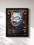 #noir QUAVO HUNCHO von Quavo als gerahmter Kunstdruck, schwarzer Rahmen, gedruckt und gerahmt in Frankreich