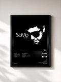 #noir My Life de SoMo en lámina enmarcada, marco negro, impresa y enmarcada en Francia