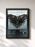 #noir Game Of Thrones: Season 4 (Music from the HBO Series) de Ramin Djawadi en lámina enmarcada, marco negro, impresa y enmarcada en Francia