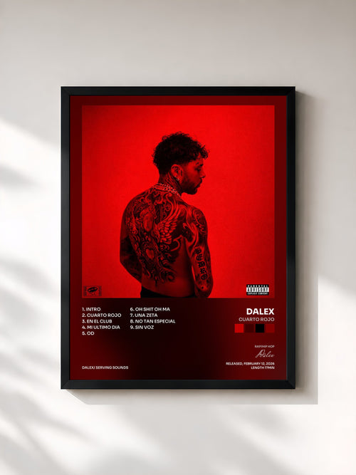 Dalex · Cuarto Rojo — Stampa incorniciata