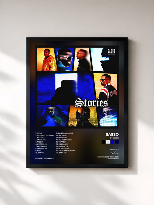 Sasso · Stories — Stampa incorniciata