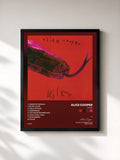 #noir Killer di Alice Cooper in stampa incorniciata, cornice nera, stampata e incorniciata in Francia