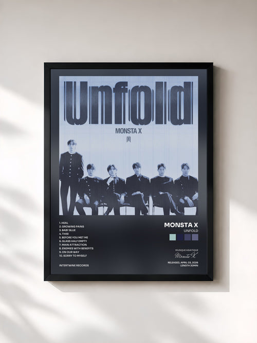 Monsta X · Unfold — Stampa incorniciata