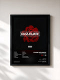 #noir Tableau de l'album Chase Atlantic de Chase Atlantic, cadre noir, imprimé et encadré en France