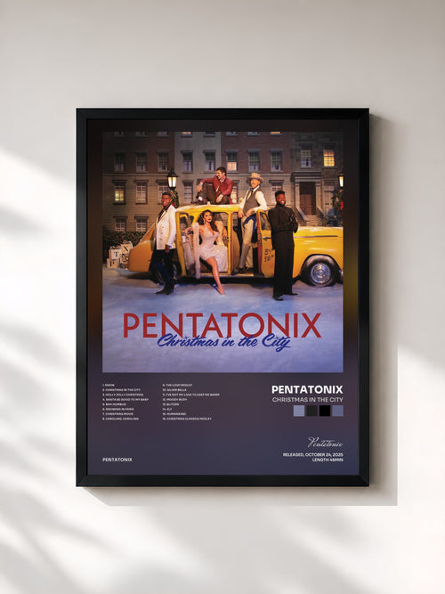 Pentatonix · Christmas in the City — Affiche encadrée