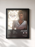 #noir Tableau de l'album Stronger with Each Tear (International Version) de Mary J. Blige, cadre noir, imprimé et encadré en France
