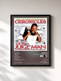 #noir Tableau de l'album Chronicles of the Juice Man de Juicy J, cadre noir, imprimé et encadré en France