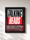 #noir True Stories von Talking Heads als gerahmter Kunstdruck, schwarzer Rahmen, gedruckt und gerahmt in Frankreich