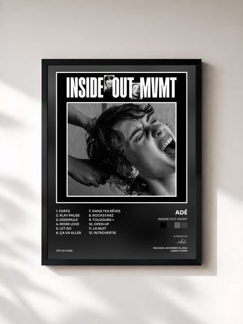 Adé · INSIDE OUT MVMT — Stampa incorniciata