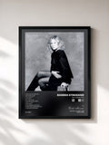 #noir Till I Loved You von Barbra Streisand als gerahmter Kunstdruck, schwarzer Rahmen, gedruckt und gerahmt in Frankreich