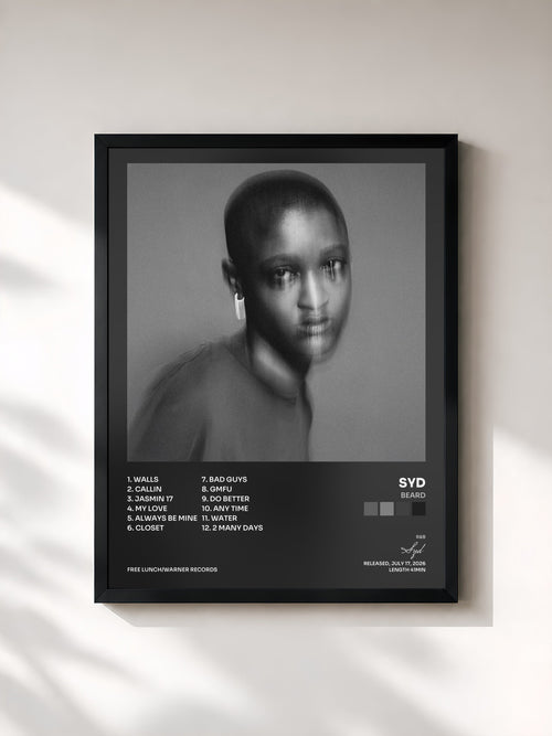 Syd · Beard — Gerahmter Kunstdruck