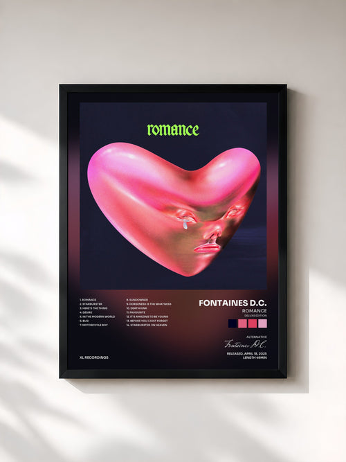 Fontaines D.C. · Romance (Deluxe Edition) — Affiche encadrée
