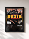 #noir Tableau de l'album It Ain't Safe No More. . . de Busta Rhymes, cadre noir, imprimé et encadré en France