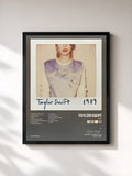 #noir Tableau de l'album 1989 de Taylor Swift, cadre noir, imprimé et encadré en France
