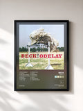 #noir Tableau de l'album Odelay de Beck, cadre noir, imprimé et encadré en France