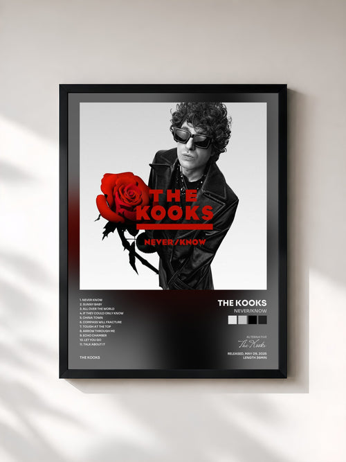 The Kooks · Never/Know — Stampa incorniciata