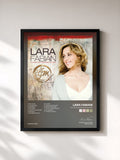 #noir Tableau de l'album Toutes Les Femmes En Moi de Lara Fabian, cadre noir, imprimé et encadré en France