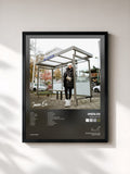 #noir Train by vie de Imen Es as a framed art print, black frame, printed and framed in France