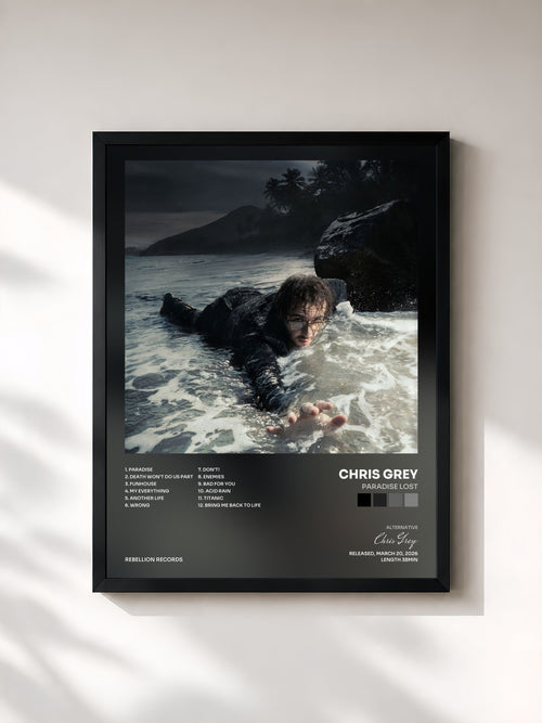 Chris Grey · PARADISE LOST — Affiche encadrée