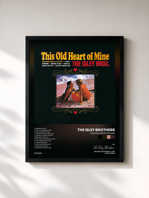 The Isley Brothers · This Old Heart Of Mine — Lámina enmarcada