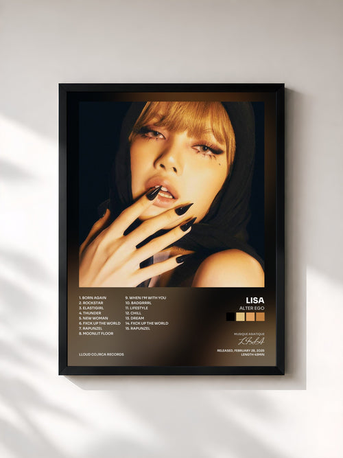 LISA · Alter Ego — Affiche encadrée