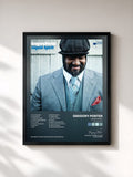 #noir Liquid Spirit (Deluxe Version) by Gregory Porter as a framed art print, black frame, printed and framed in France