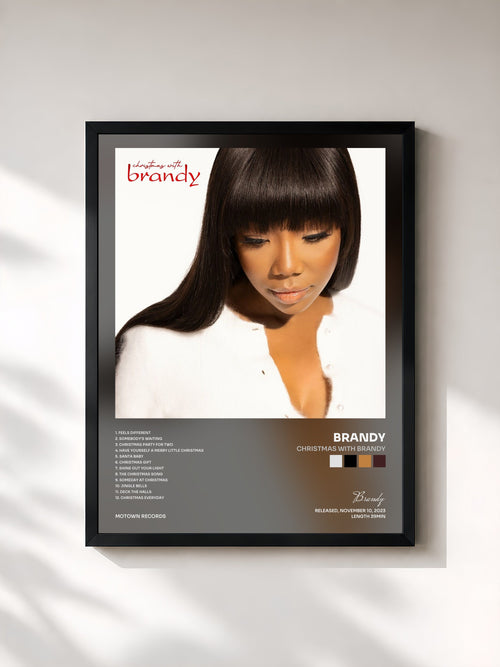 Brandy · Christmas With Brandy — Lámina enmarcada