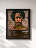 #noir I Came from Nothing 2 von Young Thug als gerahmter Kunstdruck, schwarzer Rahmen, gedruckt und gerahmt in Frankreich