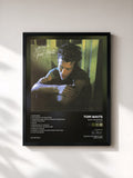 #noir Blue Valentine (Remastered) de Tom Waits en lámina enmarcada, marco negro, impresa y enmarcada en Francia