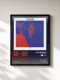 #noir Tableau de l'album Tell the Truth de Otis Redding, cadre noir, imprimé et encadré en France