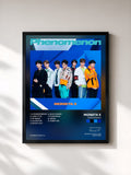 #noir Phenomenon von Monsta X als gerahmter Kunstdruck, schwarzer Rahmen, gedruckt und gerahmt in Frankreich