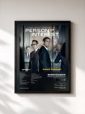 #noir Person Of Interest Season 2 (Original Television Soundtrack) von Ramin Djawadi als gerahmter Kunstdruck, schwarzer Rahmen, gedruckt und gerahmt in Frankreich