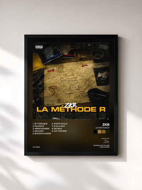 Zkr · La Méthode R — Affiche encadrée