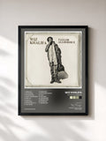 #noir Tableau de l'album Taylor Allderdice de Wiz Khalifa, cadre noir, imprimé et encadré en France