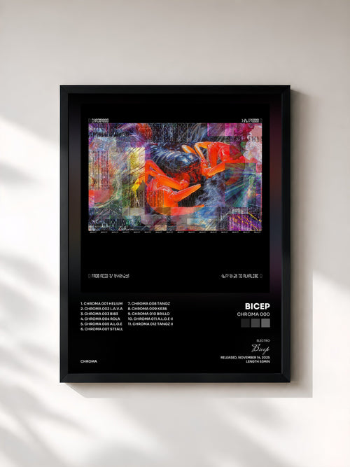 Bicep · CHROMA 000 — Framed art print