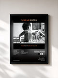 #noir Tableau de l'album Pick Me Up Off The Floor de Norah Jones, cadre noir, imprimé et encadré en France