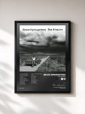 #noir The Promise di Bruce Springsteen in stampa incorniciata, cornice nera, stampata e incorniciata in Francia