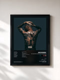 #noir Sr. Santos II Sueños by Grandeza de Arcangel as a framed art print, black frame, printed and framed in France