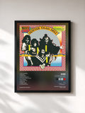 #noir Tableau de l'album Hotter Than Hell (Remastered 1997) de KISS, cadre noir, imprimé et encadré en France