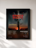 #noir Tableau de l'album Fright Night (Original Motion Picture Soundtrack) de Ramin Djawadi, cadre noir, imprimé et encadré en France