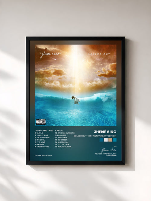 Jhené Aiko · Souled Out: 10th Anniversary Edition — Gerahmter Kunstdruck