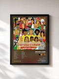 #noir Tableau de l'album Major Lazer Essentials de Major Lazer, cadre noir, imprimé et encadré en France