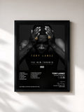 #noir Tableau de l'album The New Toronto de Tory Lanez, cadre noir, imprimé et encadré en France