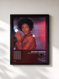 #noir Tableau de l'album Dance Vault Mixes - My Love Is Your Love de Whitney Houston, cadre noir, imprimé et encadré en France