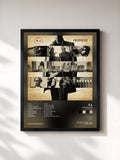 #noir Paperwork (Deluxe Clean) di T.I. in stampa incorniciata, cornice nera, stampata e incorniciata in Francia