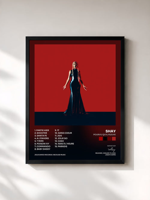 Shay · Pourvu qu'il pleuve — Framed art print